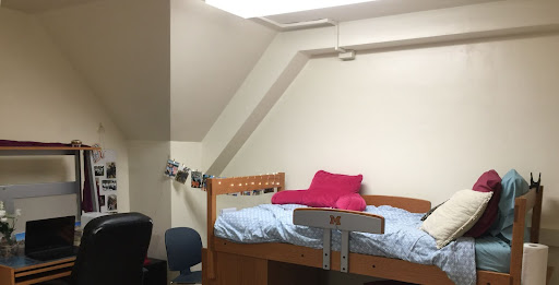 Dorm room in East Quad