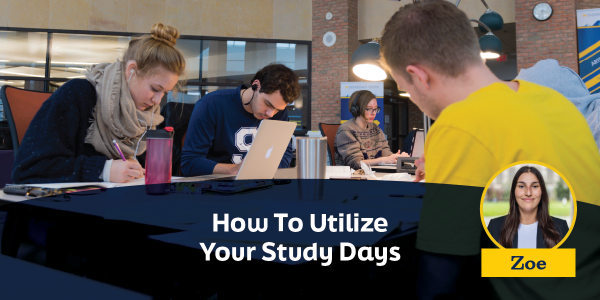How To Utilize Your Study Days