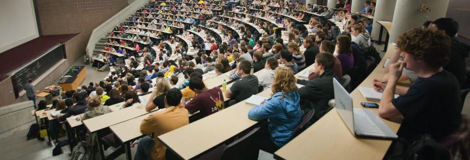 Students in a lecture hall