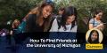 How To Find Friends at the University of Michigan
