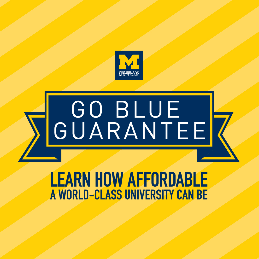 The Go Blue Guarantee A U M Vet S Experience University Of Michigan Office Of Undergraduate Admissions